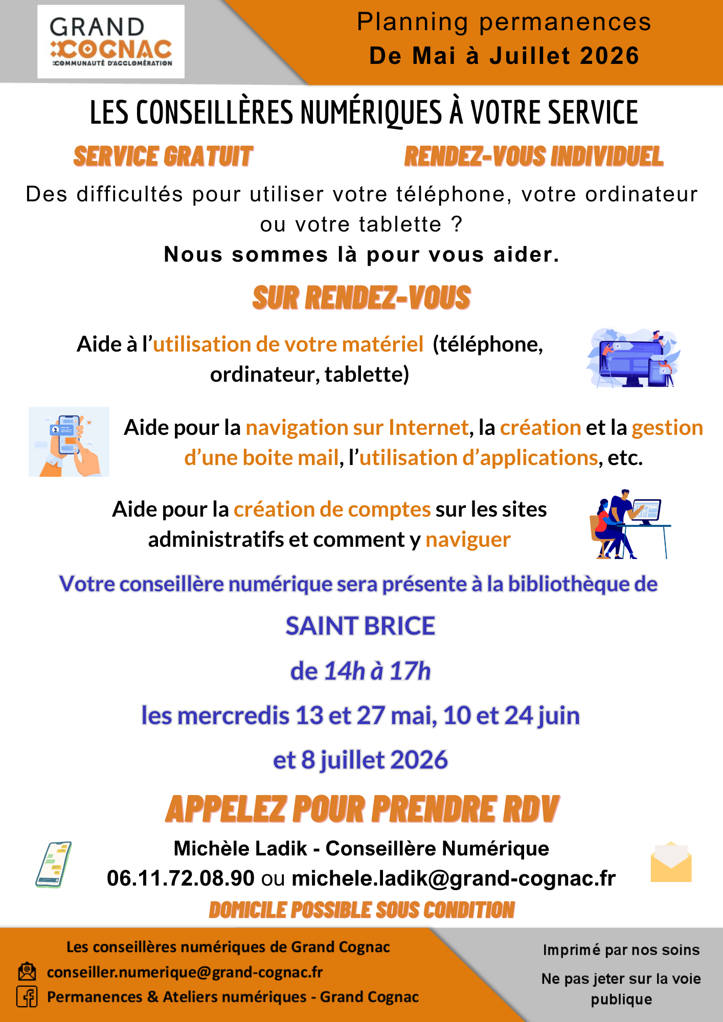 Permanences conseillères numériques