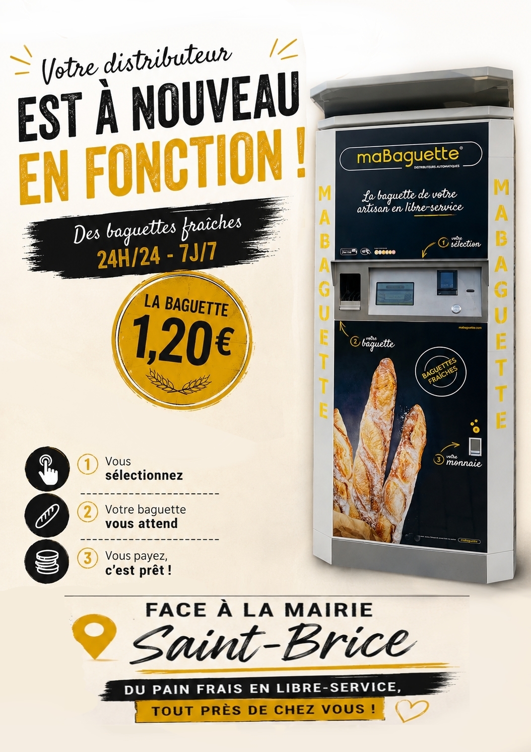 distributeur de baguettes